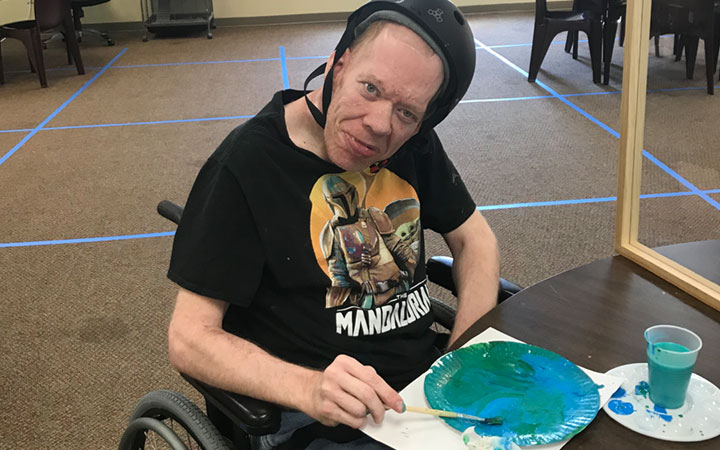Verland Resident painting